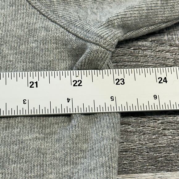 Tommy‎ Bahama Relax Gray Mens XL Quarter Zip Plain Minimalist Ribbed Sweatshirt - Picture 5 of 14